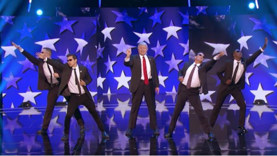 "Trump" canta al ritmo de los Backstreet Boys