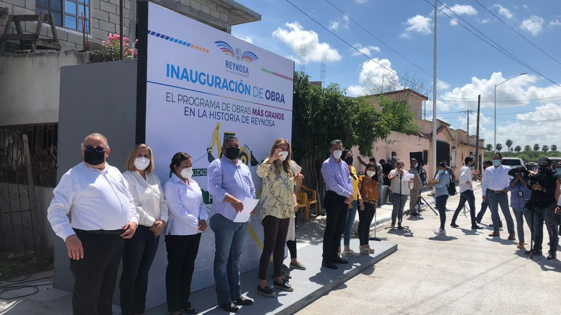 Pavimentan calles en Sierra de la Garza y Nuevo Amanecer 