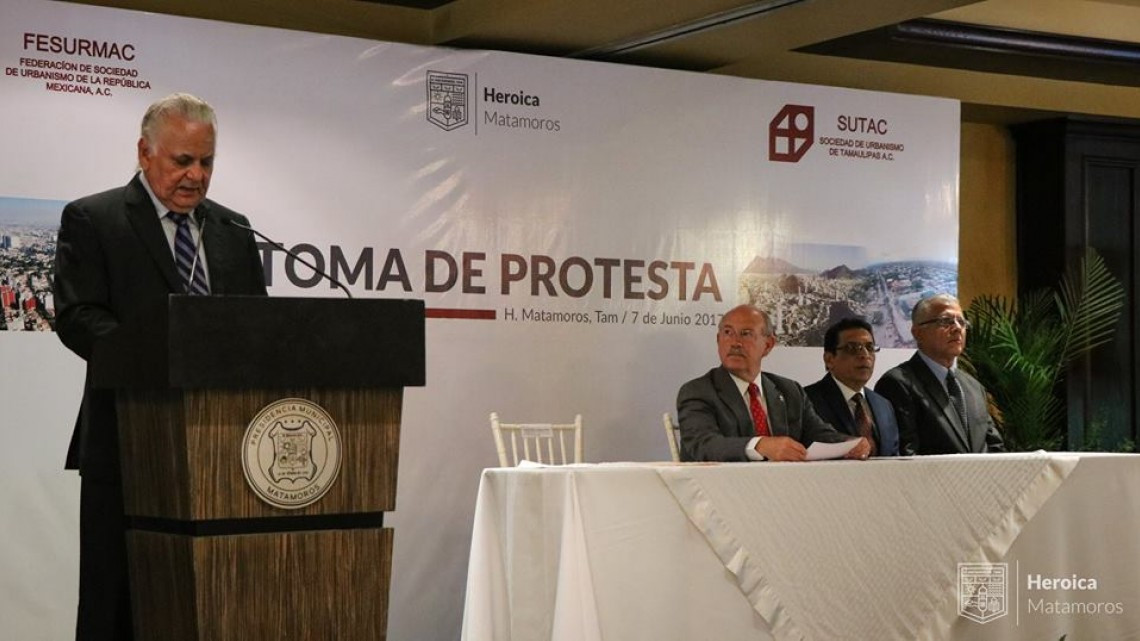 Nombran a nuevo presidente de la Sociedad de Urbanismo de Tamaulipas