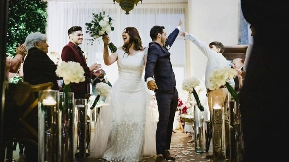 Yuridia y Matías Aranda, ¡ya son marido y mujer! 