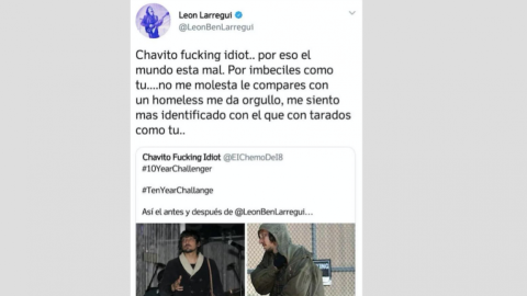 Cierra León Larregui su cuenta de Twitter por culpa del #10YearChallenge