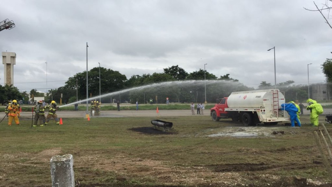 Realizan simulacro de contingencia en Altamira