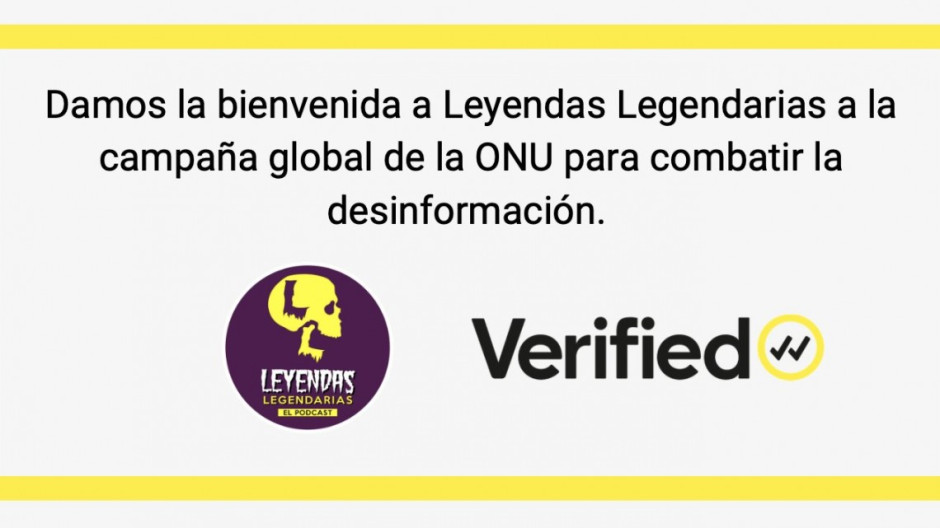 Leyendas Legendarias se une a la ONU para combatir la desinformación 