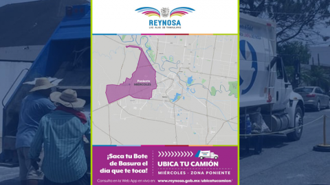 Miércoles recolección de basura en el Sector Poniente