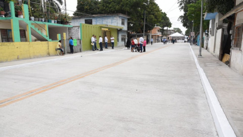 Moderniza Chucho Nader más calles en la colonia Morelos