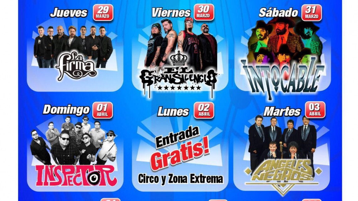 Presenta gobierno de Tampico "Fiestas de Abril Tampico 2018”