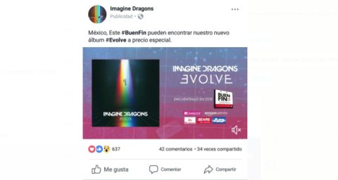 Imagine Dragons se une al “Buen Fin” 