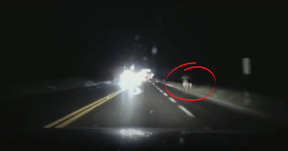 Captan 'mujer fantasma' en carretera Saltillo-Torreón