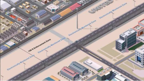 Inicia construcción de prototipos de muro fronterizo