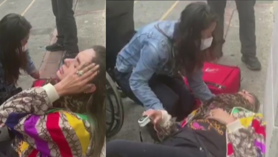 ¡Ouch! Galilea Montijo sufre aparatosa caída