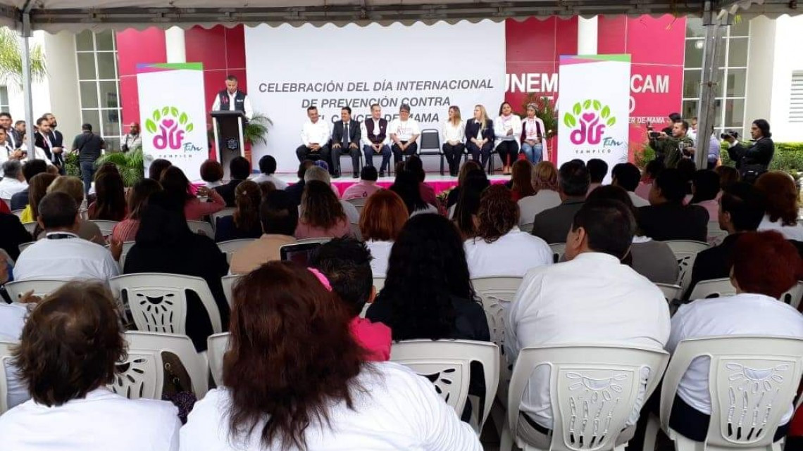 Conmemoraron en Tampico el día mundial de la lucha contra el cáncer de mama
