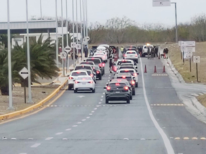 Militares agilizan revision en cruces internacionales