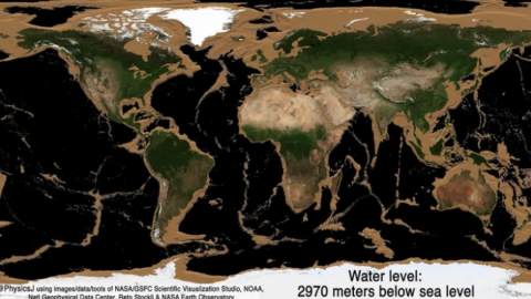 Así será la Tierra cuando no haya océanos