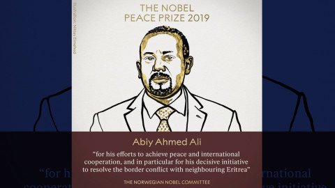 El primer ministro de Etiopía gana el Nobel de la Paz