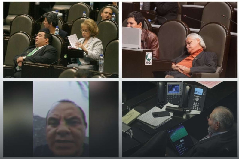 Plantean sancionar a legisladores distraídos; Morena impone asistencia obligatoria al pleno