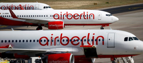 La aerolínea Air Berlin se declara insolvente 