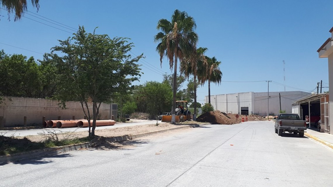 Dren pluvial en Riveras de Rancho Grande con 12% de avance