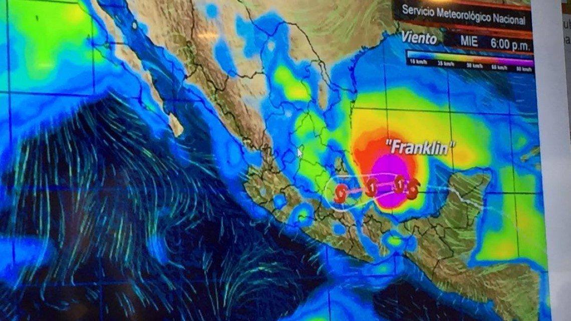 Consejo de Protección Civil en Altamira en sesión permanente por Franklin