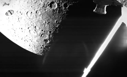 Obtiene  Nave espacial europeo-japonesa imagen de Mercurio