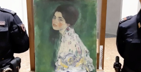 Encuentran supuesta pintura de Klimt robada hace 22 años