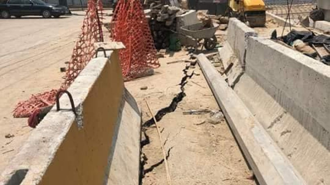 Se cae a pedazos paso inferior vehícular San Pedro en Tampico