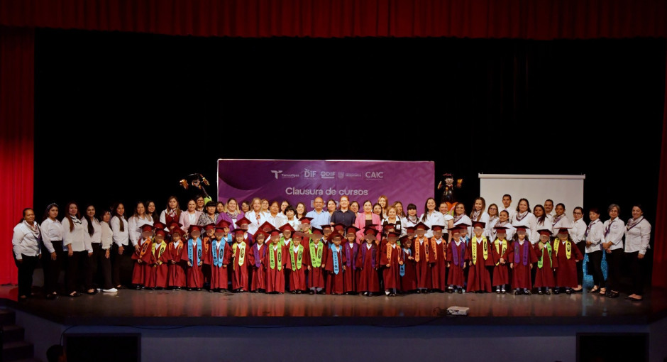Culminan 39 alumnos nivel preescolar en los Centros Asistenciales de Desarrollo Infantil del Sistema DIF Matamoros