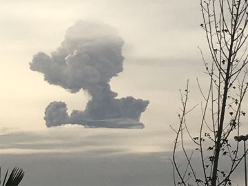 Redes ven en fumarola del “Popo” a un pitufo