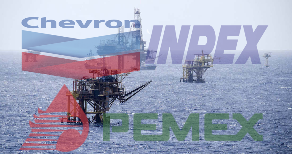 Histórico contrato de exploración de Pemex con Chevron e INPEX en costas de Tamaulipas