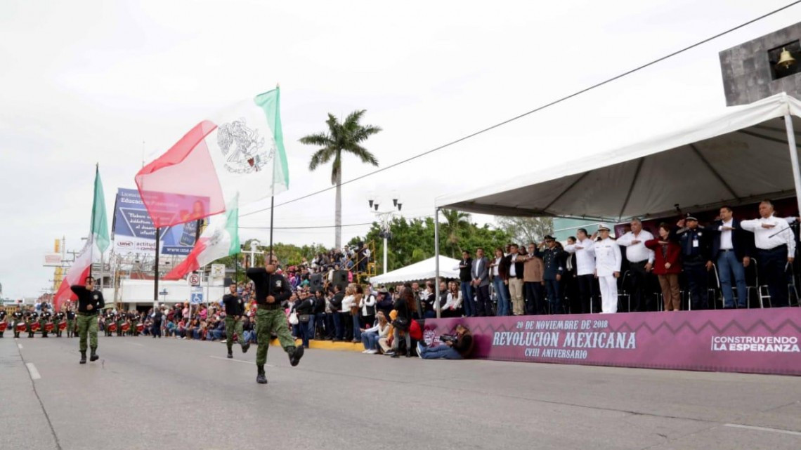 Encabeza Adrián Oseguera Aniversario de la Revolución Mexicana