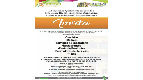 Realizarán “El Amigo Bus”