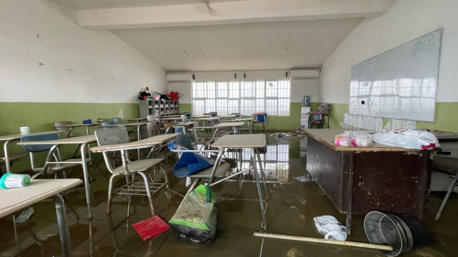Más de 50 Escuelas Afectadas por Tormenta en Reynosa: 7 de ellas con Pérdida Total