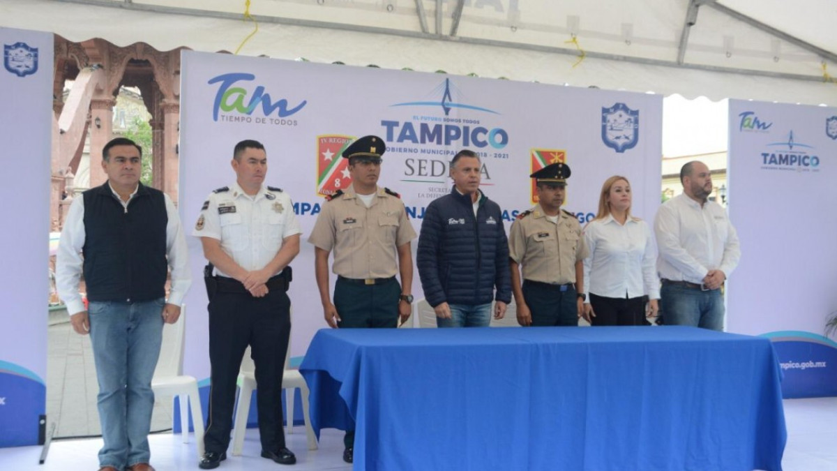 Instala SEDENA módulo de canje de armas en Tampico