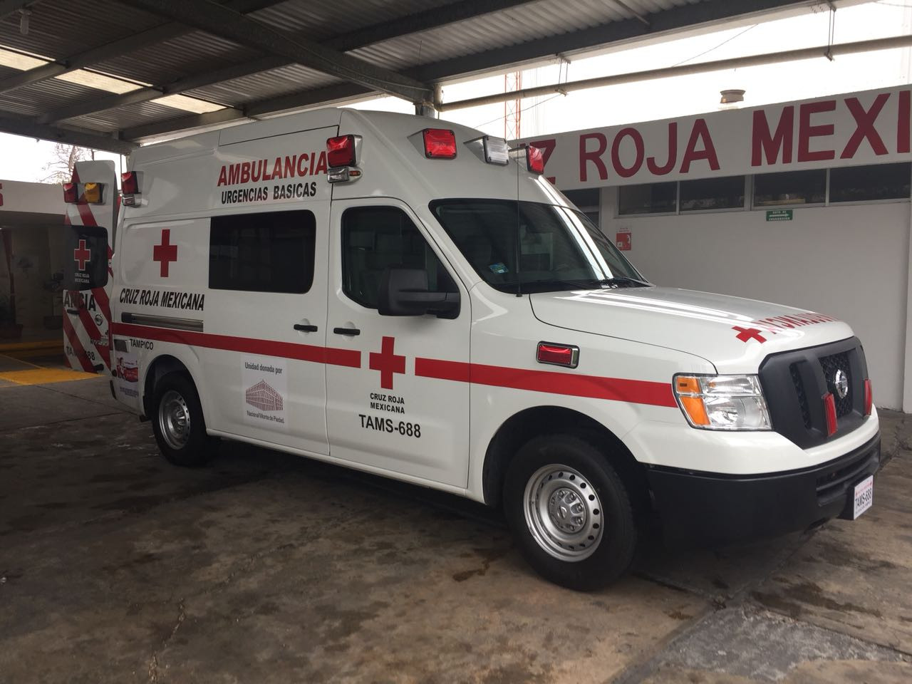 Cruz Roja de Tampico estrena ambulancia
