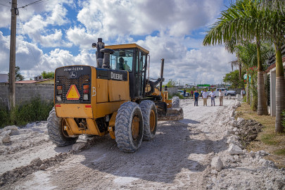 Ejecuta Gobierno de Matamoros obras de pavimentación por más de 24 MDP; Alcalde Rubén Sauceda supervisa avances
