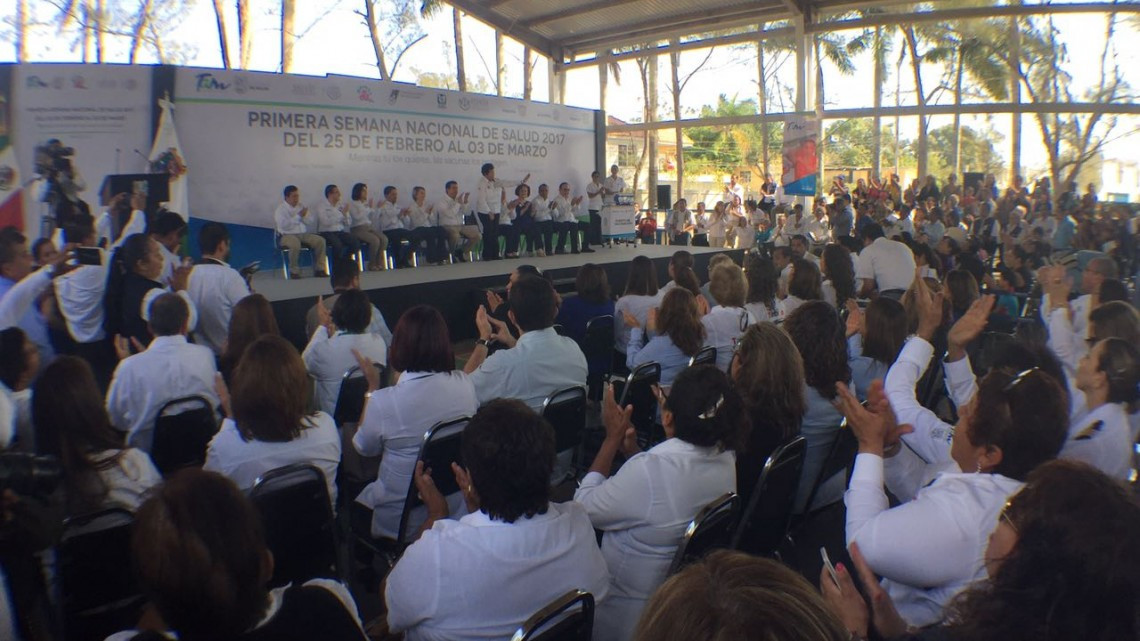 Gobernador de Tamaulipas encabeza inicio de Semana Nacional de Salud