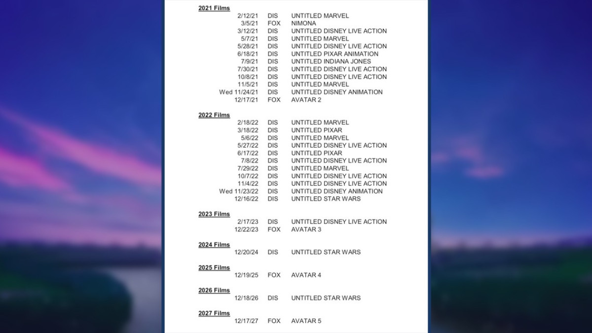 Anuncia Disney películas para los próximos siete años 