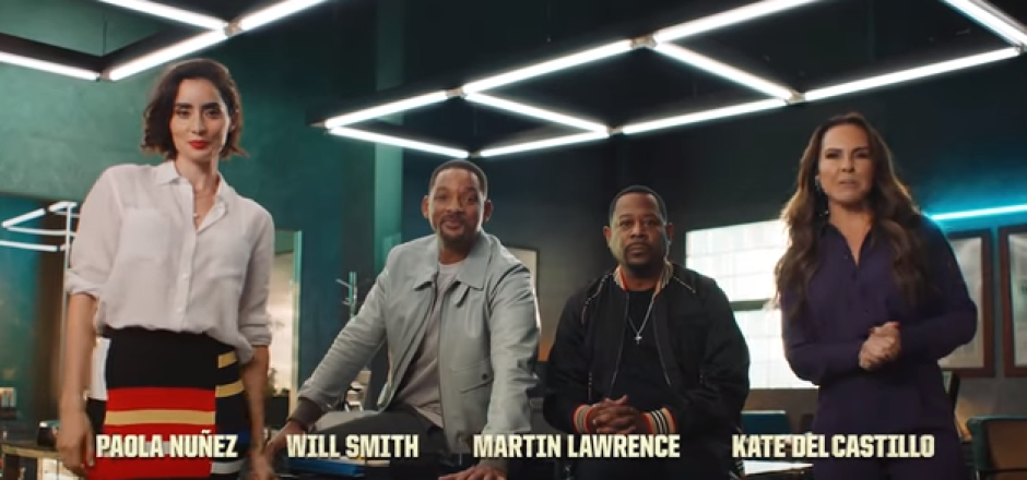 Paola Núñez y Kate del Castillo ayudan a Will Smith y Martin Lawrence a hablar español