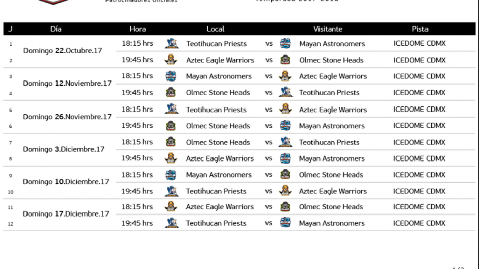 ¡Historico! Llega a México la primer liga de hockey sobre hielo
