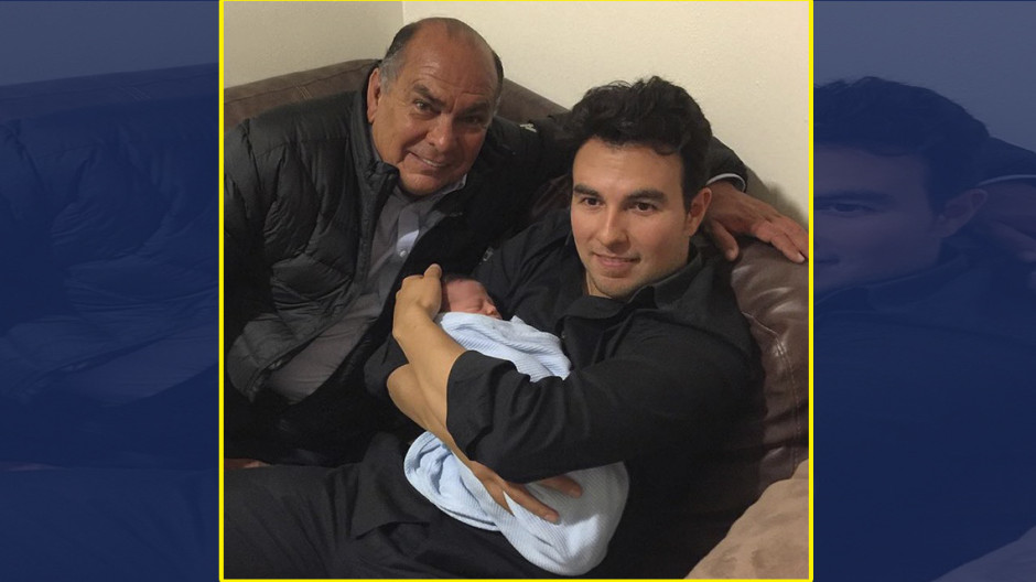 "Checo" Pérez debuta como papá