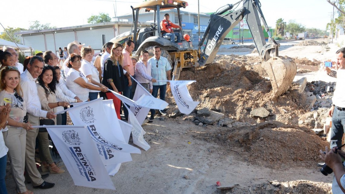 Pavimentará Gobierno de Maki la calle 20 de Noviembre en Fraccionamiento Reynosa
