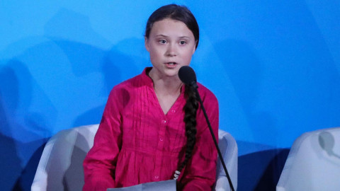 Crean remix del discurso de Greta Thunberg