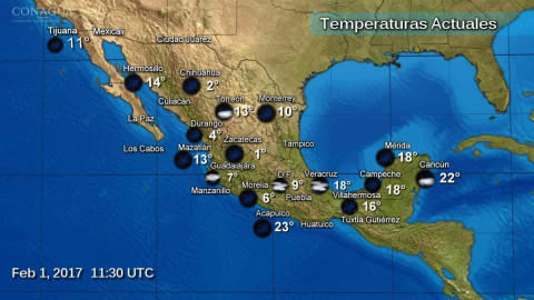 Prevén aumento de la temperatura en gran parte del país