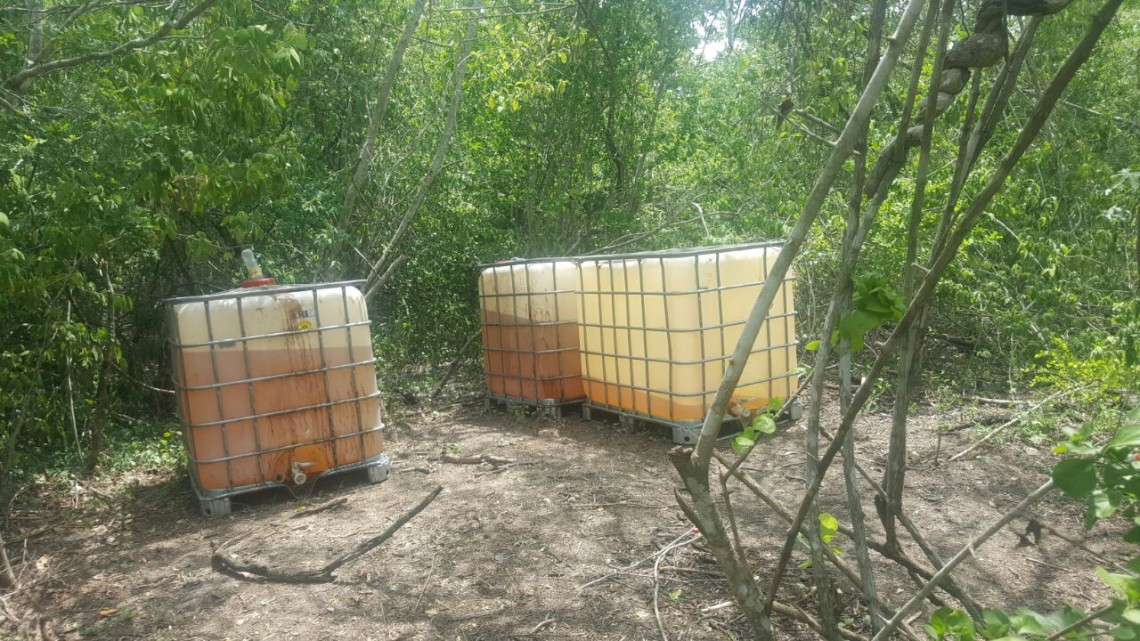 Asegura SSP 55 mil litros de hidrocarburo en el municipio de González