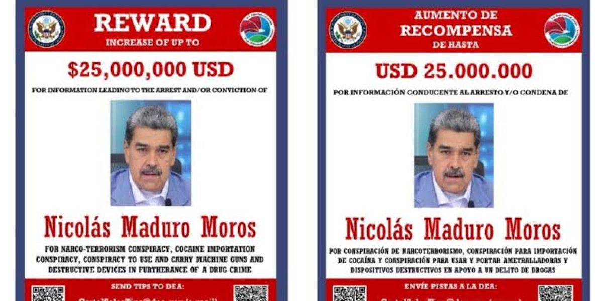 DEA ofrece hasta 25 mdd por Nicolás Maduro y lo señala como líder del Cártel de los Soles