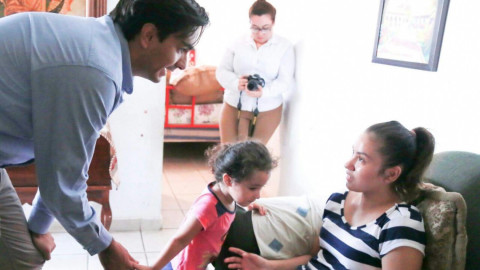 Lleva DIF apoyo a Luisa Fernanda 