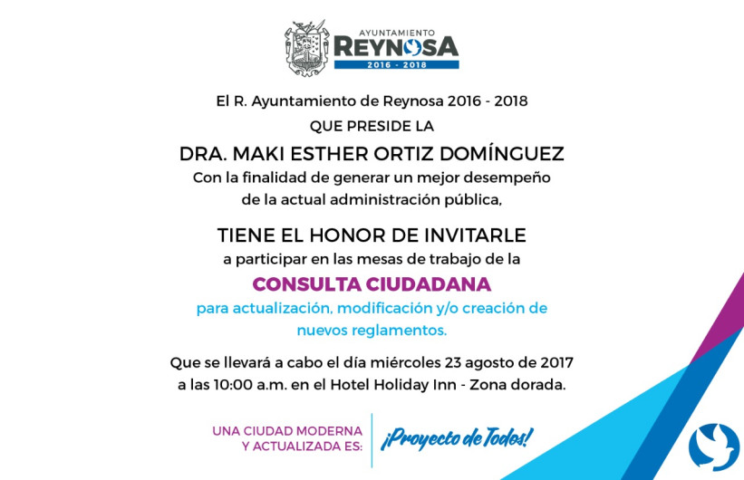 Gobierno de Maki Ortiz efectuará Consulta Ciudadana