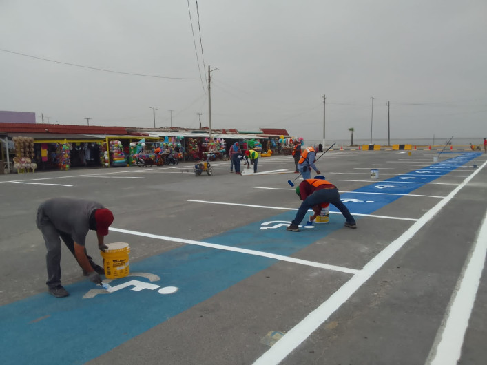 Rehabilitan instalaciones de Playa Bagdad para recepción de visitantes en Semana Santa