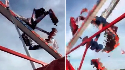 Accidente en juego mecánico deja un muerto y 7 heridos