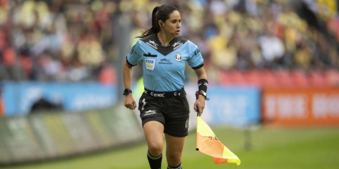 ¡Histórica! Karen Díaz, la silbante mexicana que debutó en Qatar 2022 