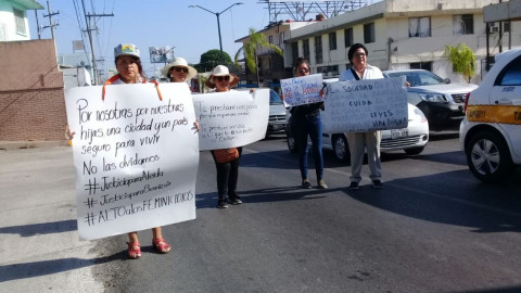 Mujeres marchan exigiendo justicia por Benazir y Aleida